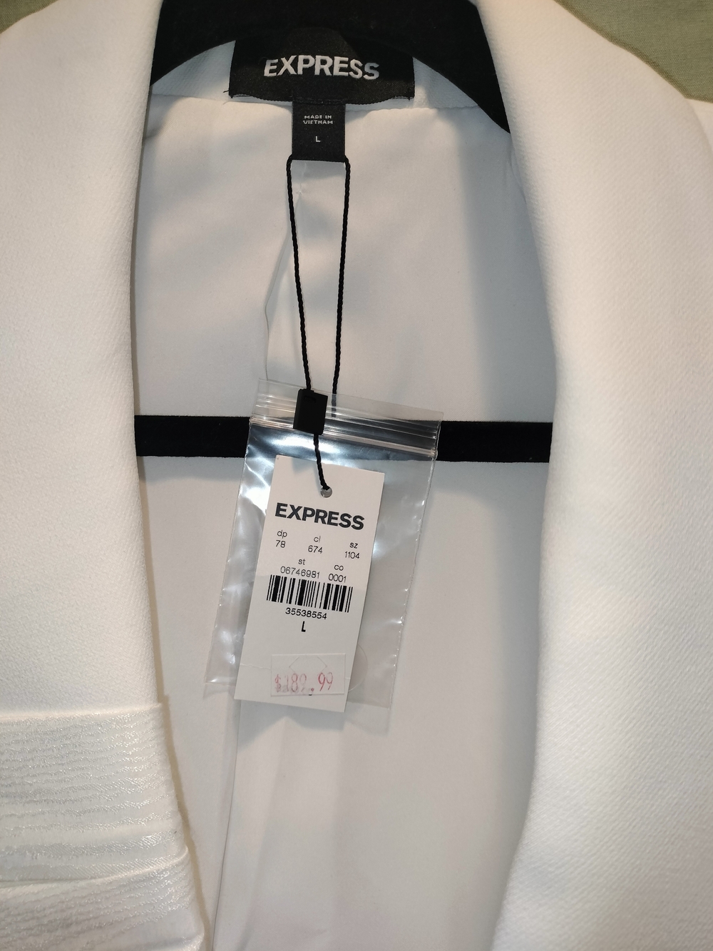 Express Women’s White Blazer - Classic Clean Look